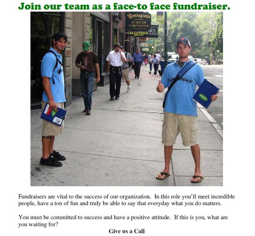 greenpeace is hiring